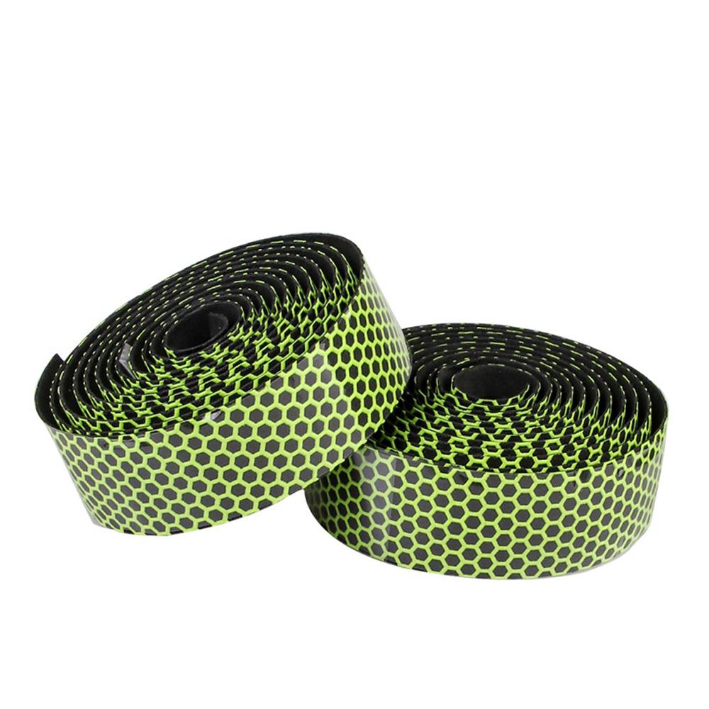 2 Rolls Bike Handlebar Tapes MTB Road Bicycle Handle Bar Tape AntiSlip Drop Bar Wraps with Bar End Plugs Shock