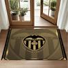 Valencia FC Design Crystal Velvet Rug Soft Decorative Mat for Bedroom Entrance