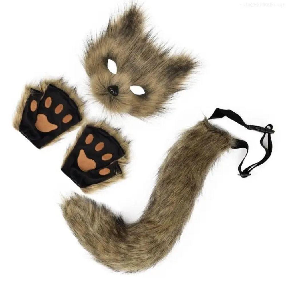 1set Plush Halloween Cosplay Accessories Claw Animal Cosplay Props  Halloween