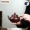 320 мл изысканные чайники из фиолетовой глины Исин, чайник ручной работы из необработанной руды, фиолетовый чайник для заваривания чая из глины Чжу, чайник с заварочным устройством, чайный сервиз Zisha, ремесло