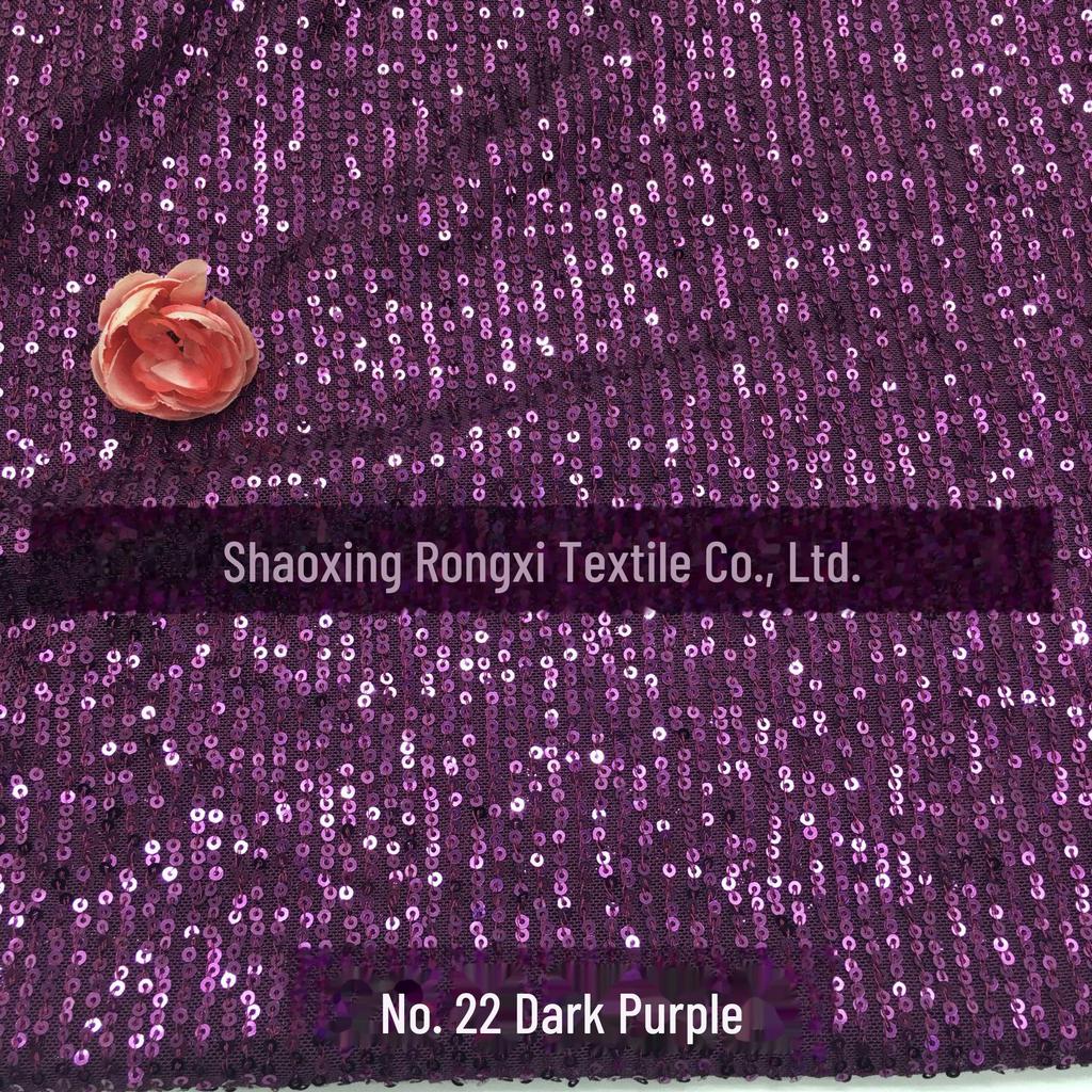 3mm Stripe Sequin Embroidery Mesh Fabric for Dress or Costume