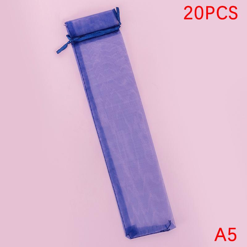 20 шт. складной веерный мешочек из органзы с завязками, складной карманный веерный мешочек для наружной свадебной вечеринки, подарочные пакеты