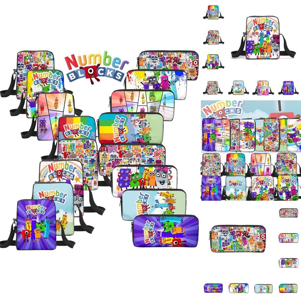 Рюкзак Numberblocks с застежкой-молнией и вместимостью 20 л, устойчивый к износу
