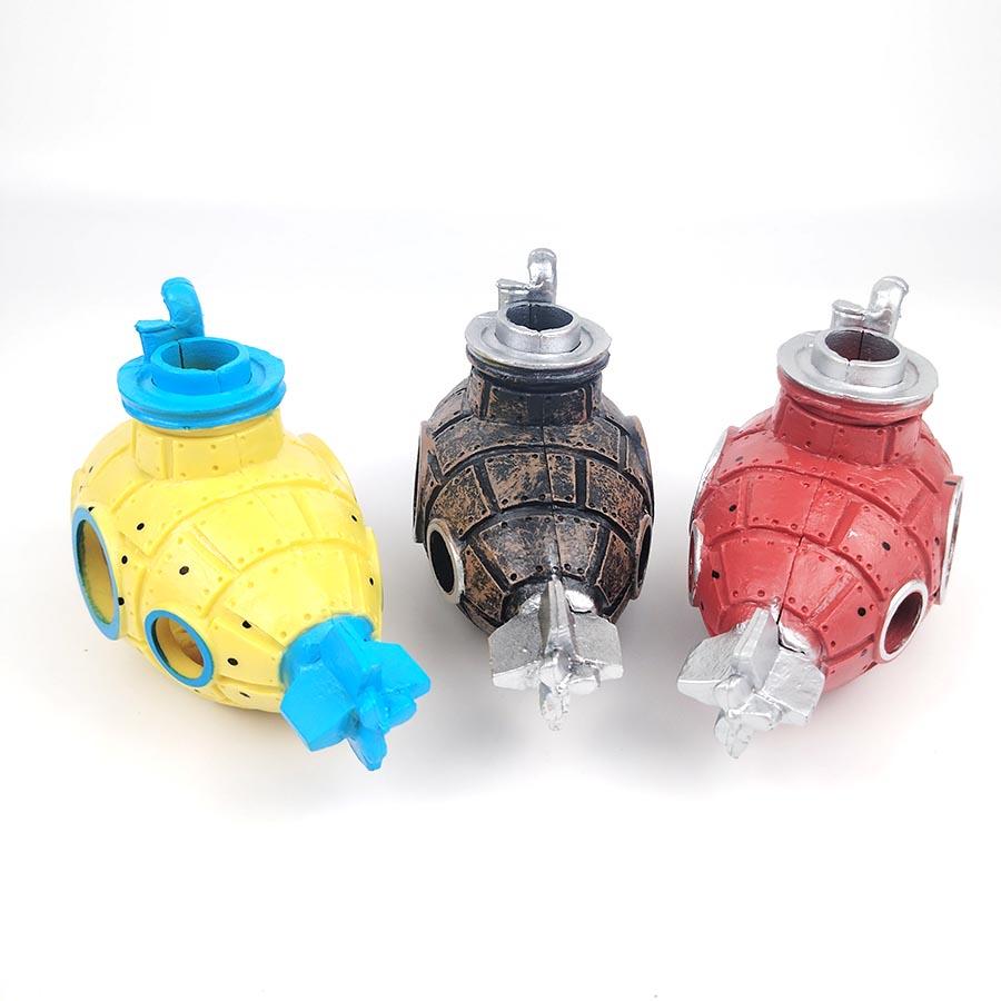 Resin Submarine Ornaments Fish Shrimp Shelter Cave Landscaping Accessories for Aquarium Fish Tank Decorations