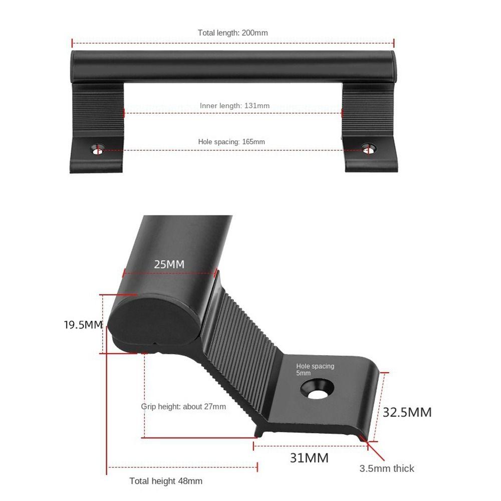 Multifunctional Furniture Knobs Aluminium Alloy Drawer Pull Handles Sliding Door Handle Cabinet