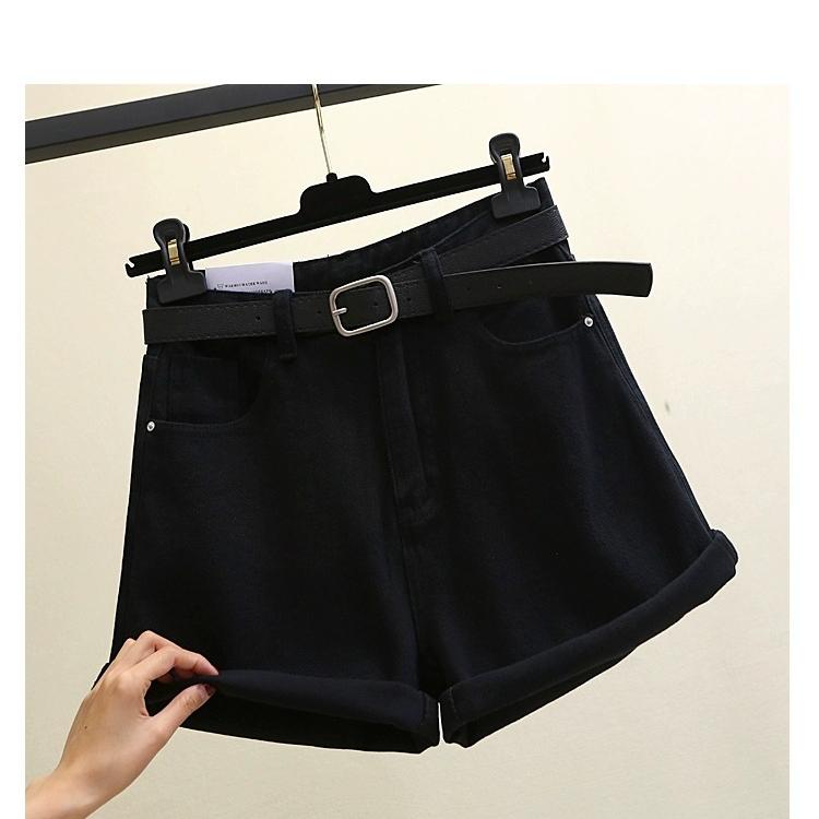 Летние женские модные джинсы Джинсовые шорты Свободные повседневные шорты для завивки Эластичные джинсы