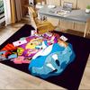 Alice Wonderland Carpet For Playroom Bedroom Living Room Sofa Home Decorkids Game Area Rug Nonslip Floor Mat