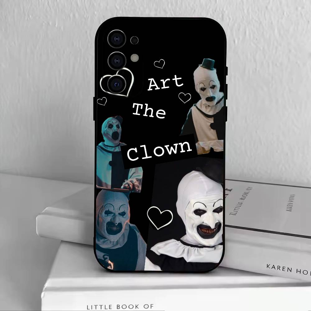Чехол для телефона Gothic-Terrifier-Art the Clown Черный Силиконовый Мягкий Для Samsung S25,S24,S21,S22,S23,S30,Ultra,S20,Plus,Fe,Lite