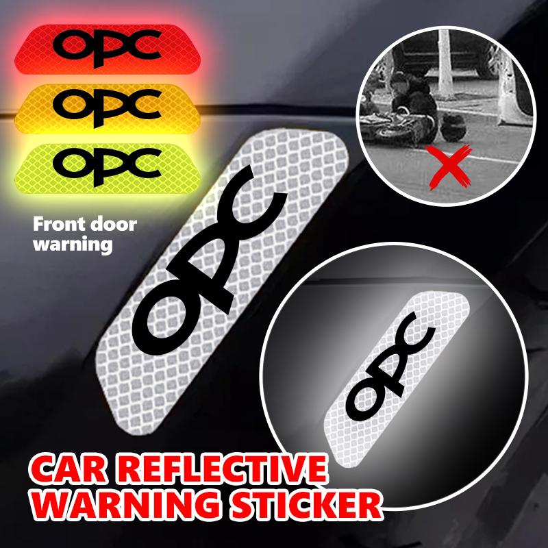 AAAJL1 Car Door Diamond Reflective Sticker Body Side Anti-collision Protection Stickers For Opel Mokka Astra H K J G Corsa D E Vectra C