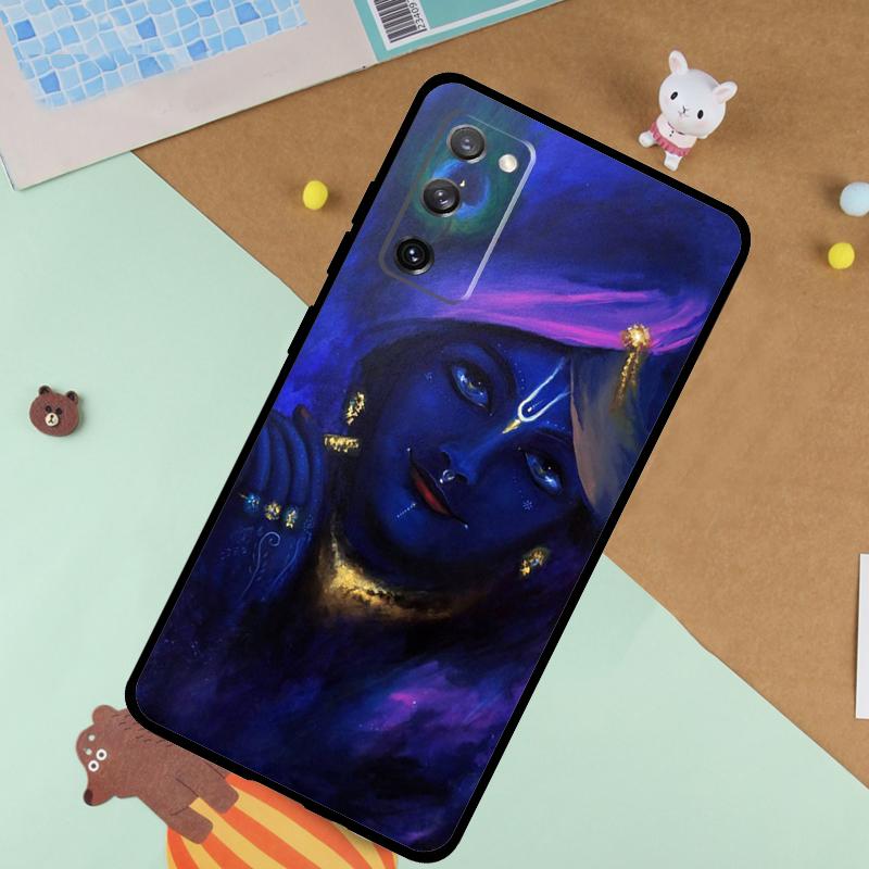 Indian God Lord Krishna Soft Case For Samsung Galaxy S24 Ultra S9 S10 S20 S22 S21 Plus S23 FE S25 Ultra Funda Cover