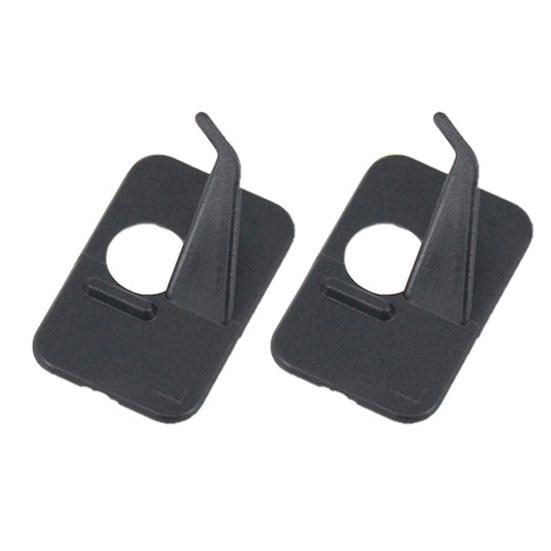 2Pcs Plastic Arrow Rest Black Recurve Bow Arrow Holder Self-Adhesive Back Hunting Shoot Targeting Accessory