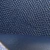 Great HERMES Bifold Wallet MC2 Fleming Bifold Wallet Purse Navy Epsom Leather Used