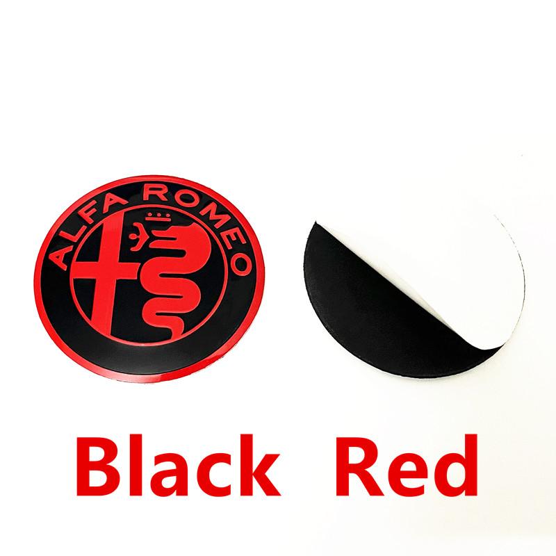 For Alfa Romeo 4pcs 40mm 50mm 56mm Car Wheel Hub Logo Sticker Rim Center Caps Cover Badge Decal ForAlfa Romeo 147 156 159 Mito G