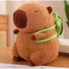 25cm Capybara Plush Simulation Capibara Anime Fluffty Toy Cute Doll Stuffed Animals Soft Doll Plush Christmas Thanksgiving Gifts