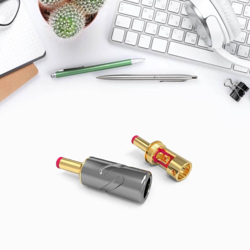 for Monosaudio DC2.1G DC2.5G- Connector Jack DC25G 24K Gold-plated DC Female Power Plug For Audiophile Applications