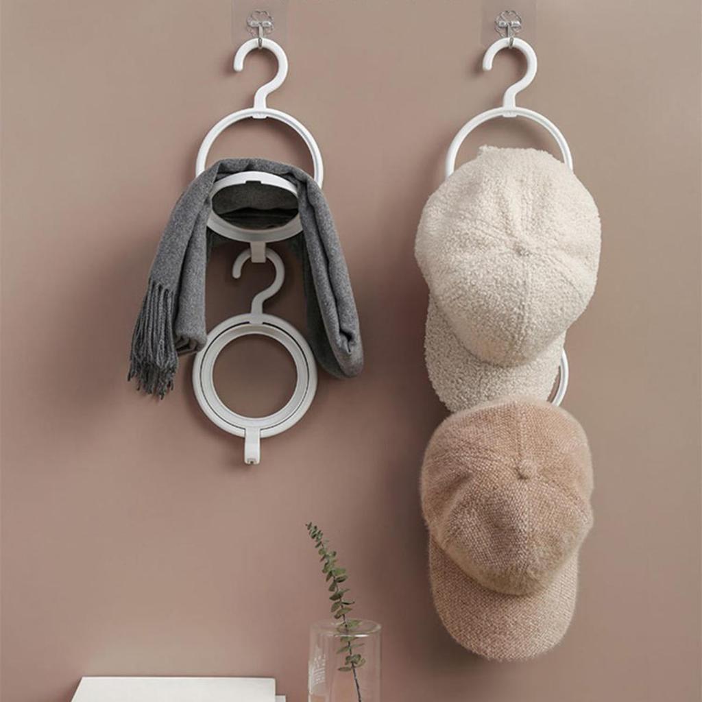 Органайзер для бейсболок Круглый На дверь С козырьком Шарф Одежда Сумка Дисплей Держатель Настенная вешалка Подставка для парика Инструмент Высокое качество