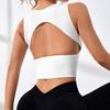 Women's High-End Backless Sports Vest - Shockproof Running & Yoga Top