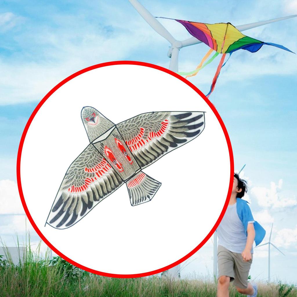 Eagle Kite Decoy Однолинейные игры Игрушечные животные Птица для пляжной поездки для мальчиков и девочек на открытом воздухе