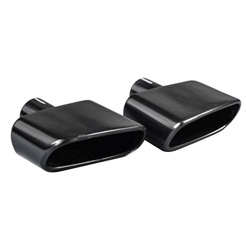 Автомобильная черная титановая выхлопная труба из нержавеющей стали с квадратным выходом для BMW