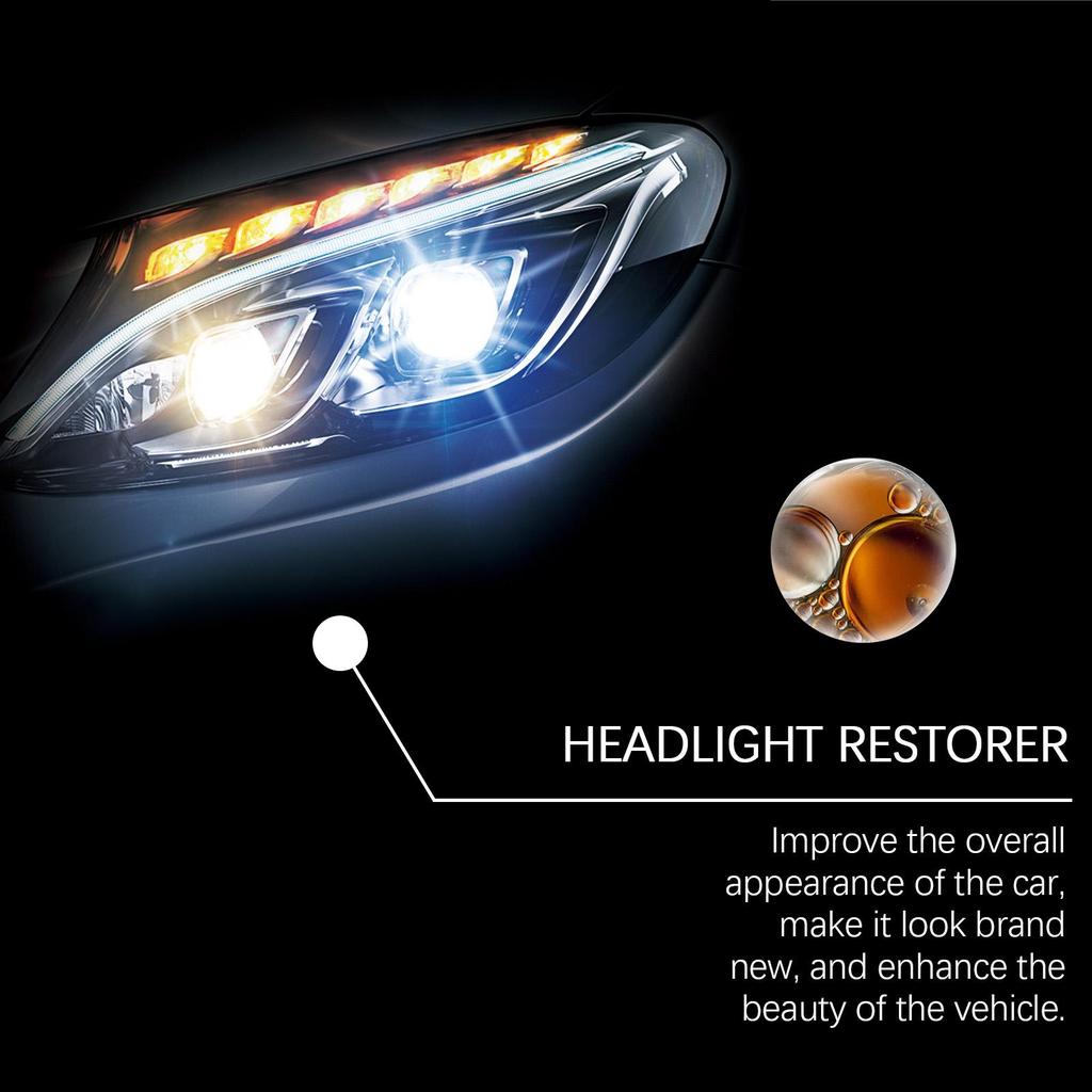 Rayhong Automotive Headlight Cleaner Car Headlight Care Brightening Cleaner & Polish Headlight Cleaner 100ml