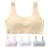 Бюстгальтер для периода развития девочек с широкими эластичными бретелями Бесшовная поддержка и покрытие груди Без стальных колец Естественная форма Высокая растяжимость в течение всего дня