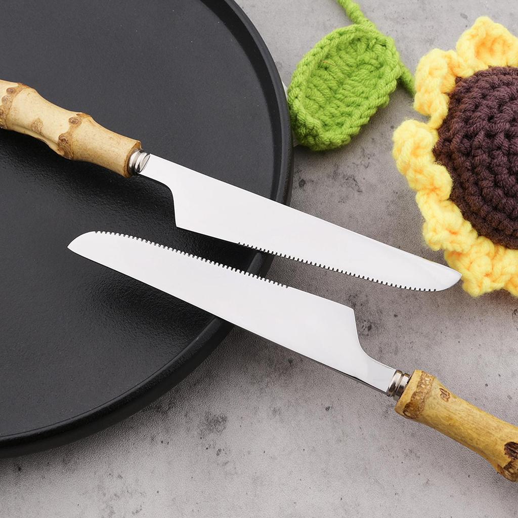 Роскошный набор столовых приборов из бамбука из 24 предметов - прочная серебристая посуда из нержавеющей стали с держателем для столовых приборов, зеркальная полировка