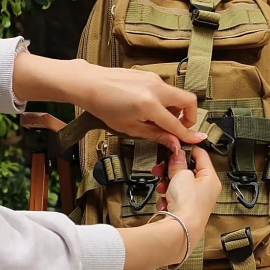 Многофункциональная пряжка для хранения перчаток на открытом воздухе, регулируемый рюкзак для кемпинга, походов, многоцелевые инструменты, застежка для подвешивания веревки, тесьма, карабин