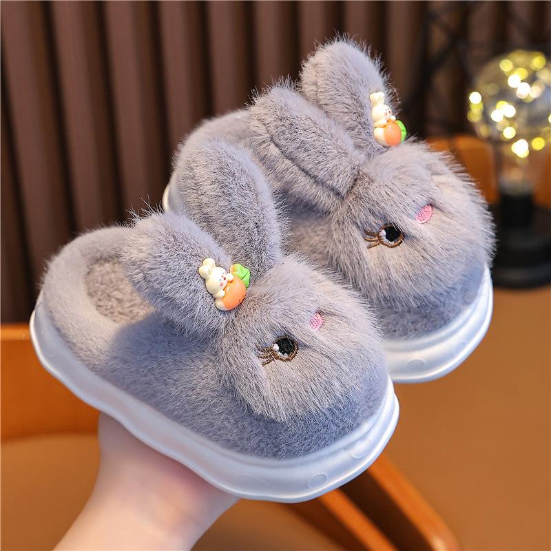 Pantuflas Детские хлопковые тапочки Зимние тапочки Мультяшные тапочки для девочек Домашняя обувь Теплая хлопковая обувь для мальчиков Детские тапочки Шлепанцы Zapatos Niña