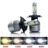 2PCS LED H1 H3 H7 H4 H13 H11 9004 880 9007 Auto S2 Car Headlight Bulbs 72W 8000LM 6500K for 9V To 36V 200M Lighting