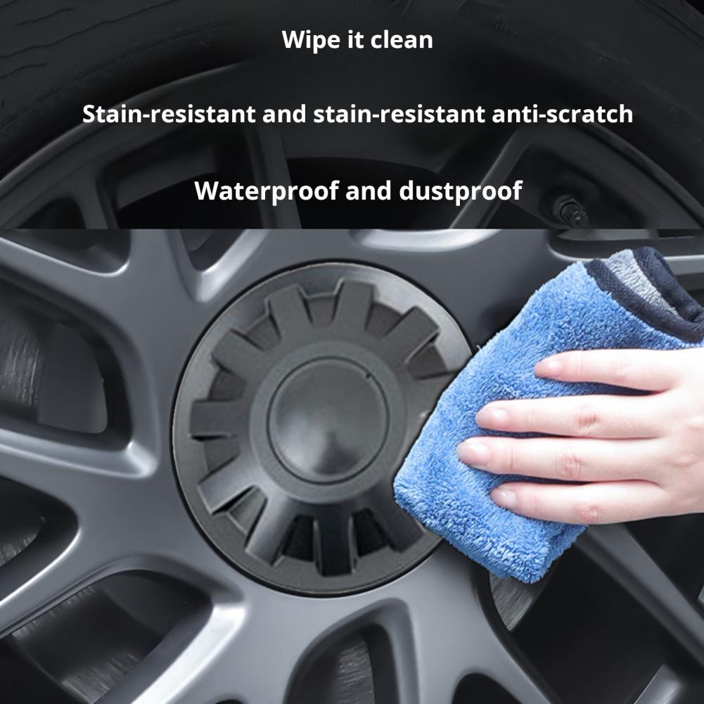 Стильные колпаки для ступиц Tesla Model 3 2024 года выпуска. Высокопрочные колпаки для ступиц колес для легкой установки. Запасные части для современных автомобилей.