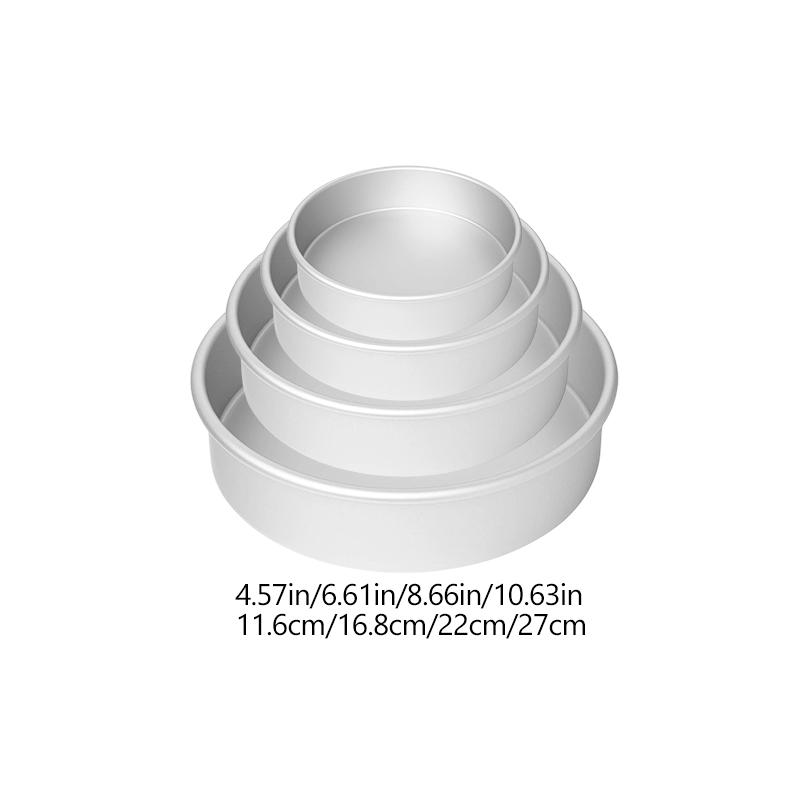 4 6 8 10 12 дюймов съемное дно круглый противень набор для выпечки алюминиевый круглый противень для чизкейка инструменты для выпечки