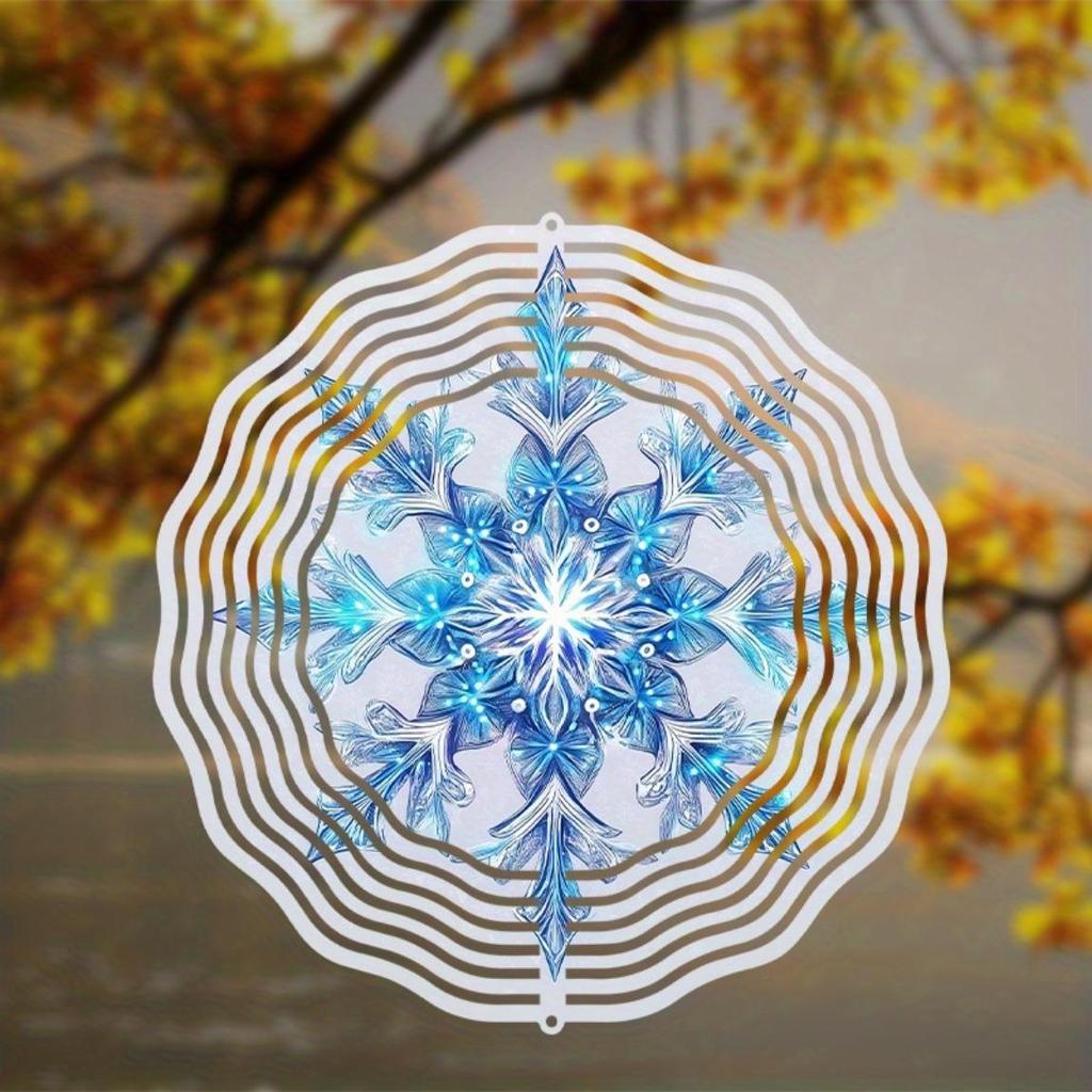 360 Degree Rotating 10 Inch Hanging Wind Spinner Outdoor Wind Chime for Balcony Lawn Garden Decor Spring Summer Art Decor Dynamic Effect