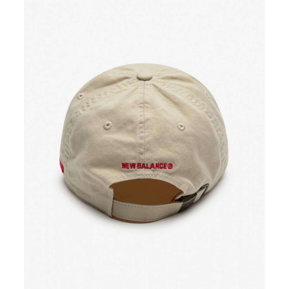 New Balance Nbgdfs1110 бейсболка Legacy с маленьким логотипом бежевая 