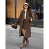 MOCANA Hepburn Style Long Cocoon Coat
