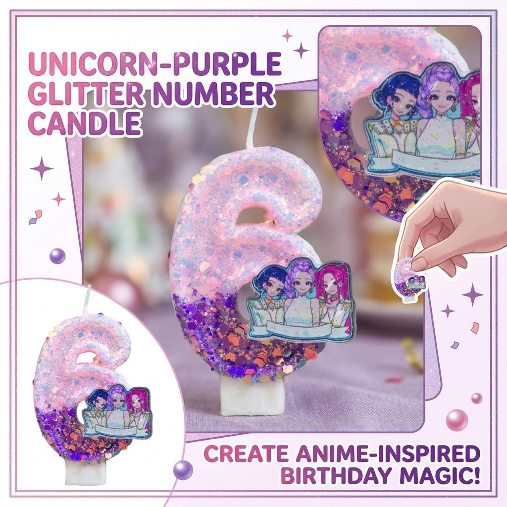 Fashion Cartoon Creative Birthday Candles Party Digital Candles