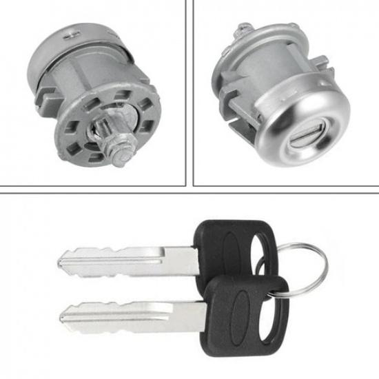 Front Door Lock Cylinder W/2 Keys For Ford F-150 97-11 F-250 F-350 Explorer EKK