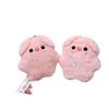 Pink Piggy Doll Pendant Girl Backpack Pendant Cute Plush Doll Keychain