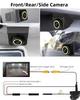 Epronic Поддержка камеры заднего вида с вращением на 360°, HD-камера заднего вида с видом спереди и сзади, ночная