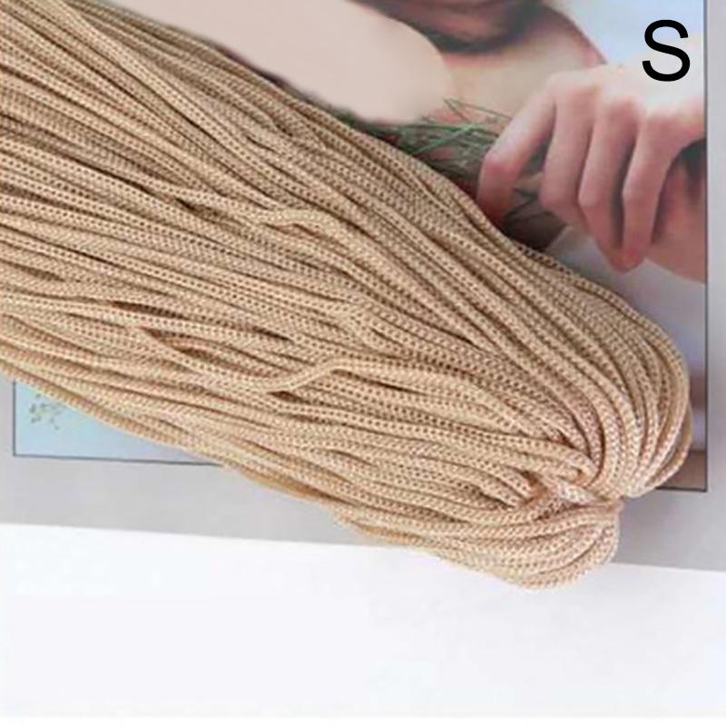 200 г 3 мм Цветная нейлоновая нить для вязания крючком, полая линия, макраме, сделай сам, ручное плетение, браслет, плетеные ремесла, изготовление обуви, сделай сам