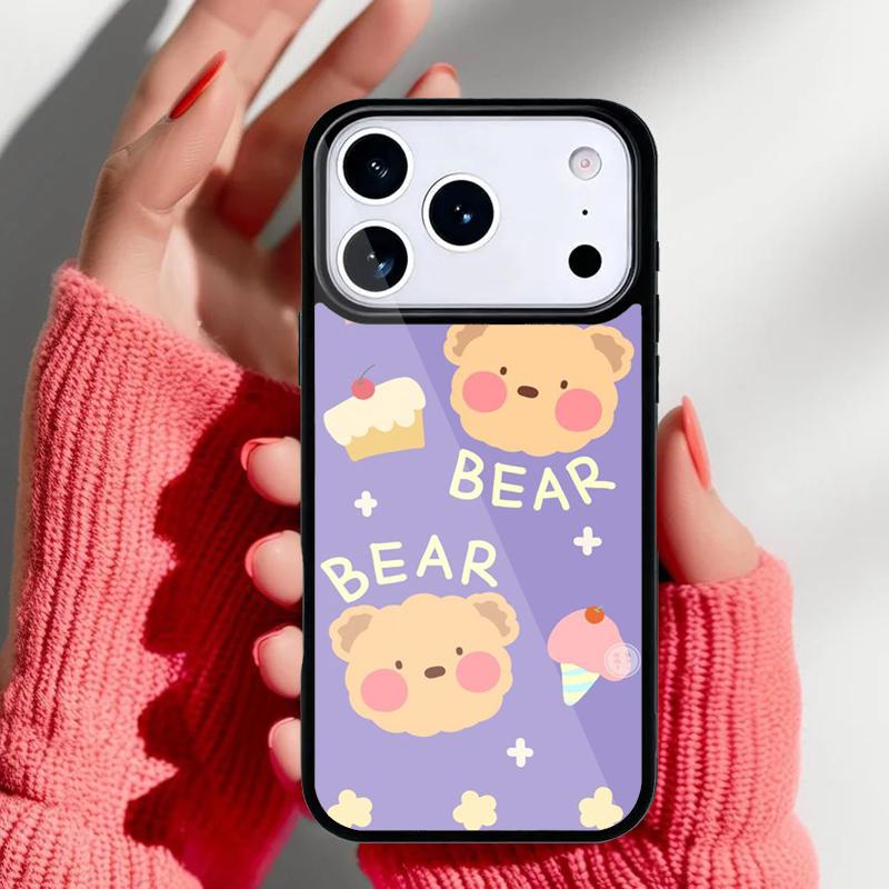 Чехол для телефона rabbit bear Animal Quips для iPhone 17 Air 16e 15 14 13 Pro Max Задняя крышка для 12 11 Pro Coque