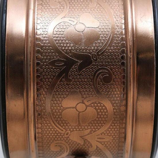 Старинные металлические аналоговые железнодорожные часы, настенные часы с медным покрытием