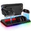 Многофункциональная зарядная станция для Switch 2 – RGB-подсветка, Заряжает Joy-Con и Pro-контроллер, Хранит 12 игровых карт