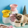 Anti-gulping Cat Food Bowl Anti Swallowing Pet Feeder Slow Feed Bowl  For Cats Small Dogs