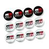 4 X 56mm GR Sport Car Center Wheel Hub Cap Badge Stickers Metal Emblem Decals