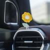 8 шт. качающаяся головка вязание цветок автомобиль креативные милые украшения консоль приборная панель зеркало заднего вида украшения женские автомобильные аксессуары