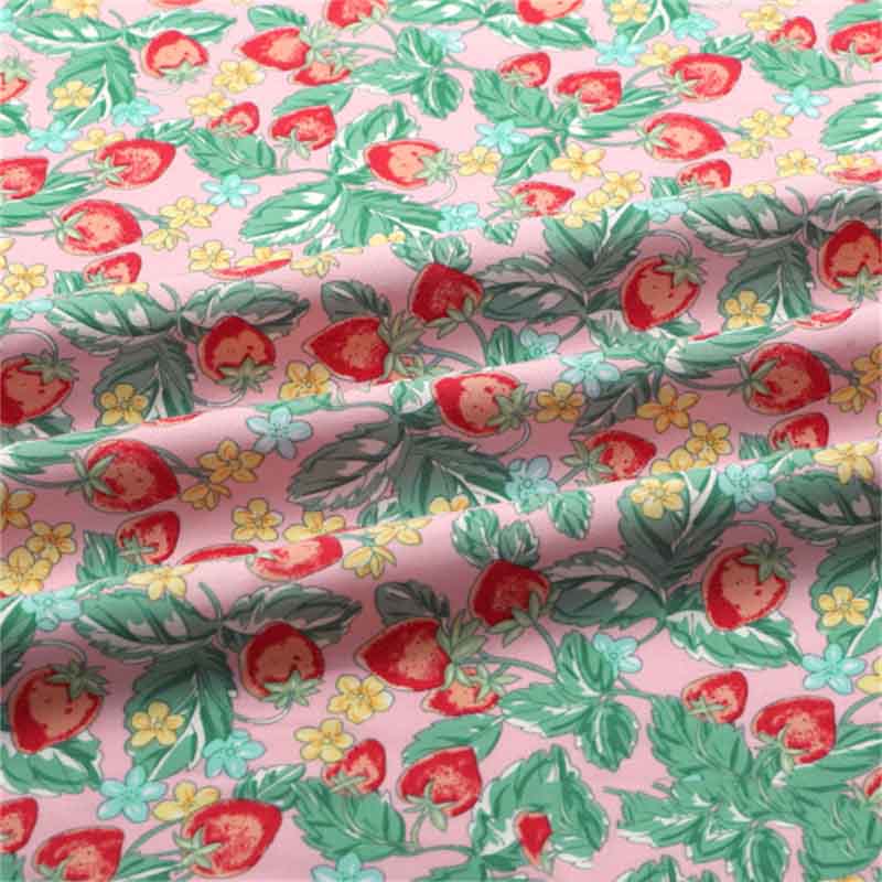 Fresh Printed Light and Thin Skin Friendly Handmade DIY Rich Colors Pure Cotton Floral Print Poplin Fabric Fabric Breathable