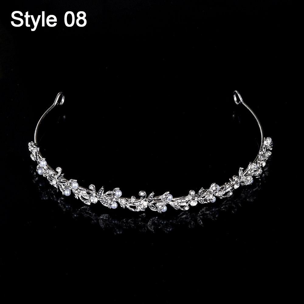 Girls Wedding Party Headdress Crown Headbands Fashion Hair Accessories Princess Tiara Headpieces