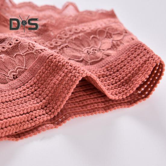 Waist Underpants Women High Hollow Out Lace Soft Breathable Anti Septic Stretchy Moisture Wicking Flower Embroidery Mesh Lady Panties Briefs