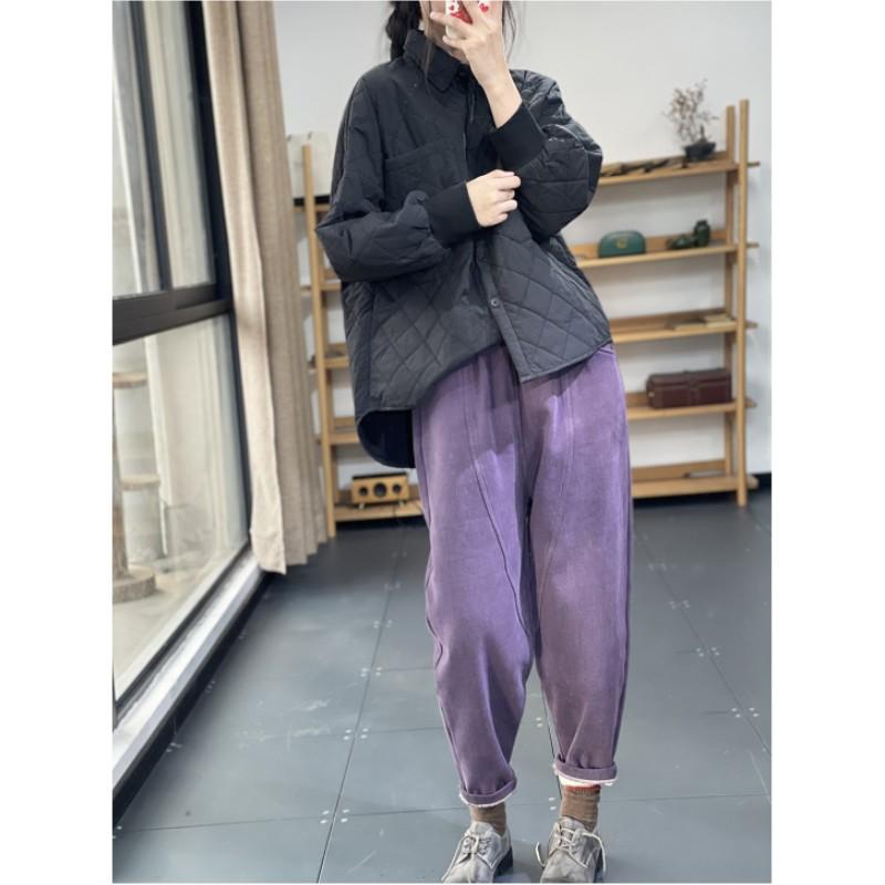 Women's Spring and Autumn Long Sleeved Loose Casual Jacket with A Stylish Commuting Top