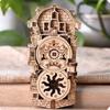 Wooden Prague Square Fridge Magnets Unique Design Refrigerator Magnets  Home Decor